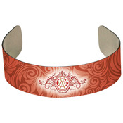 UN4633  Semi-Gloss White Cuff Bracelet