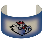 UN4637  Silver Aluminum Cuff Bracelet