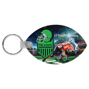 UN5766  2-Sided Gloss FRP Football Keychain
