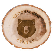 WLC14 - 4" Old West Log Cottonwood Coaster