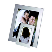 023117 -  Our most popular frame design! Bright polished, but non-tarnishing metal frame 