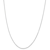 QBX012 ~ Sterling Silver .6mm Box Chain