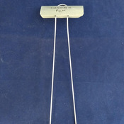 SIGN STAKE, galvanized steel wire, 12", for mounting small signs in the ground
