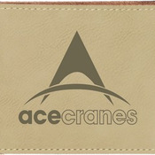 GFT189 Light Brown Leatherette Bifold Wallet