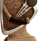TRD106 5-1/2" Triad Resin Hockey Trophy