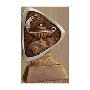 TRD107 5-1/2" Triad Resin Lamp of Knowledge Trophy