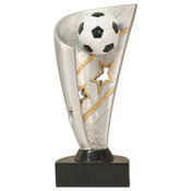 BNN17   7" Banner Resin Soccer Trophy