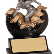 XP105   5-1/4" Xploding Resin Female Bowling Trophy