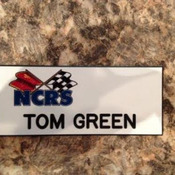 Nametag, imprinted plastic, full color including logo