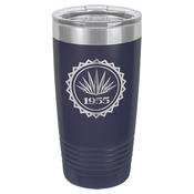 LTM7211-Polar Camel 20 oz. Navy Blue Ringneck Vacuum Insulated Tumbler w/Clear Lid