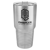 LTM7301-Polar Camel 30 oz. Stainless Steel Ringneck Vacuum Insulated Tumbler w/Clear Lid