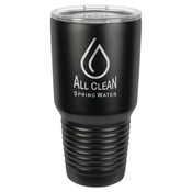 LTM7302-Polar Camel 30 oz. Black Ringneck Vacuum Insulated Tumbler w/Lid, no Silver Ring