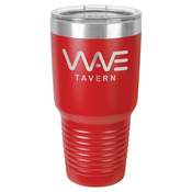 LTM7303-Polar Camel 30 oz. Red Ringneck Vacuum Insulated Tumbler w/Clear Lid