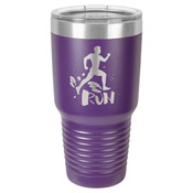 LTM7309-Polar Camel 30 oz. Purple Ringneck Vacuum Insulated Tumbler w/Clear Lid