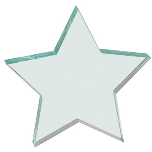 STA5J - 5" x 5" Jade Star Acrylic Paperweight Thumbnail