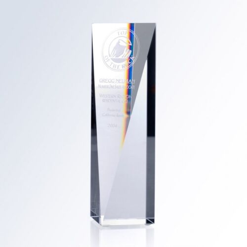 Topmost C302 - 6" x 2-3/4" x 2-3/4" Optic Crystal  C302 C302 - 6" x 2-3/4" x 2-3/4" Optic Crystal  Thumbnail