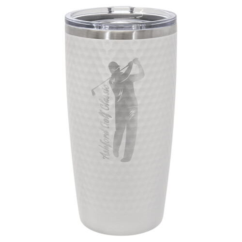 LTM830 - Polar Camel 20 oz. Golf Tumbler, White Thumbnail
