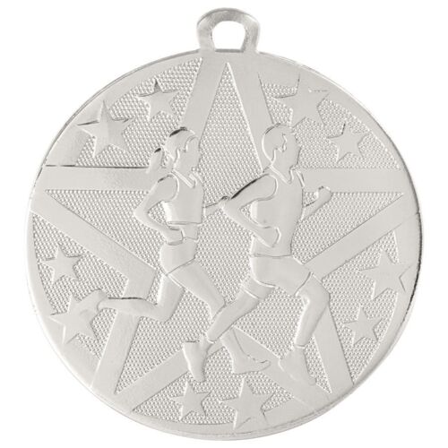 SS403S - 2" Silver Superstar Cross Country Medal Thumbnail