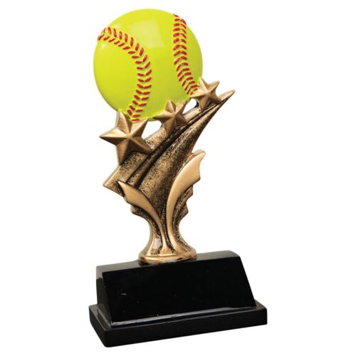 TS807 - 5 1/2" Softball Tri Star Resin Thumbnail