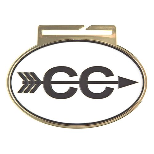 OVAL RUNNING MEDAL, OLYMPIC STYLE, CROSS COUNTRY, GOLD - 3 1/4" X 2 3/8" OV-315 Thumbnail