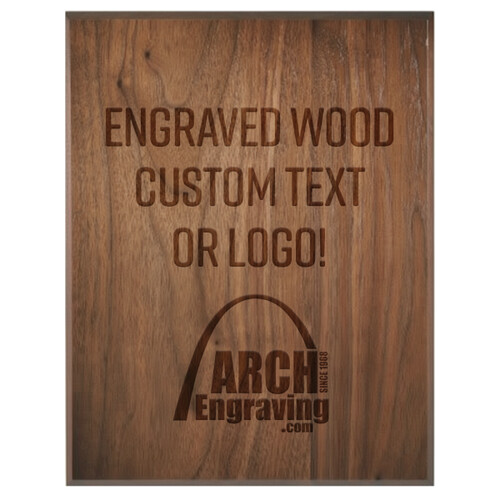 Genuine Walnut Plaque Thumbnail