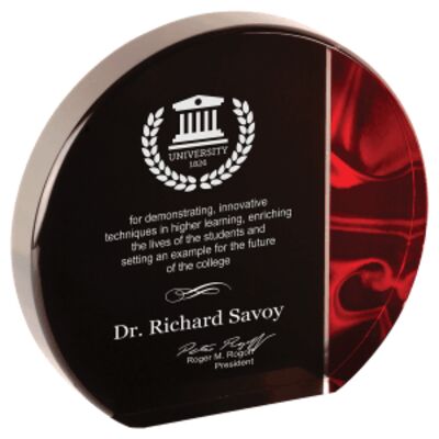 VVA202 - 6" Round Red Velvet Acrylic Thumbnail