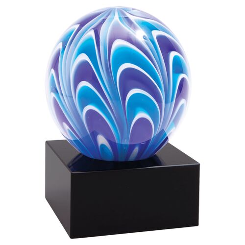 AGS55 - 5" Two-Tone Blue & White Sphere Thumbnail