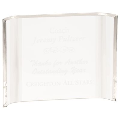 Clear Acrylic Crescent Thumbnail