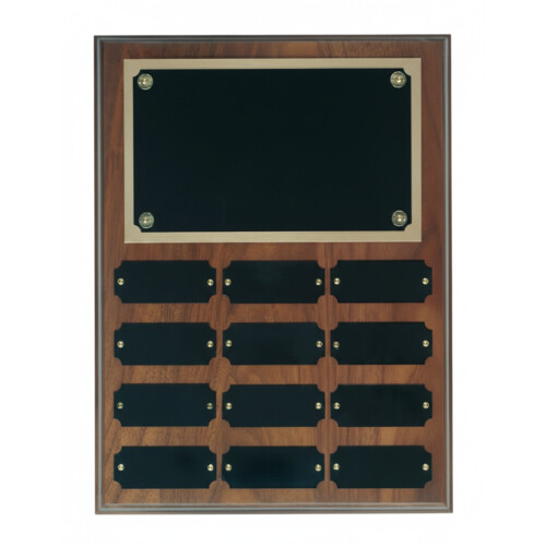Genuine Walnut Completed Perpetual Plaque Thumbnail
