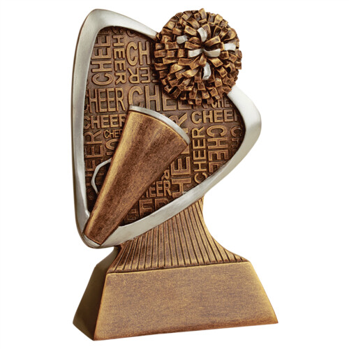 TRD104 5-1/2" Triad Resin Cheer Trophy Thumbnail