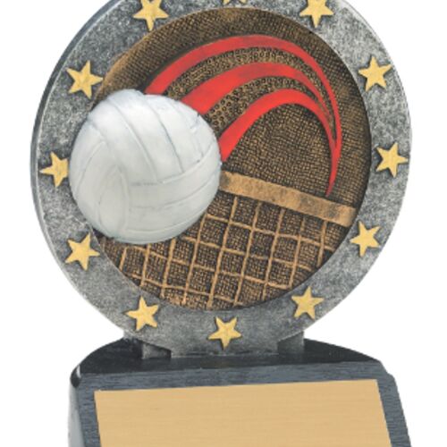 R608   4-1/2" All Star Resin Volleyball Trophy Thumbnail