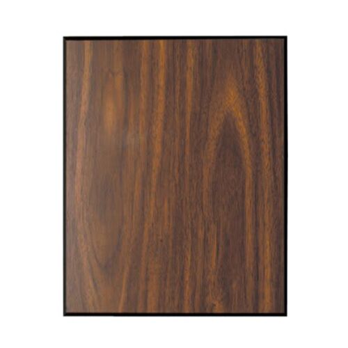 WBK810 - 8" x 10" Walnut Finish Plaque with 45 Degree Bevel Black Edge Thumbnail